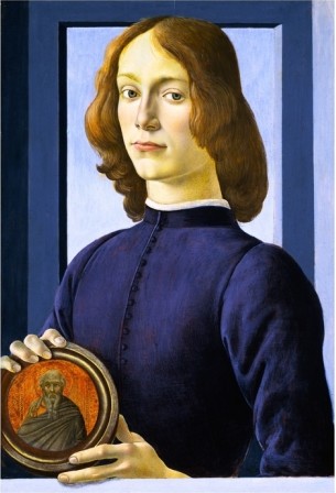 Portrait Of A Young Man - Sandro Botticelli painting on canvas